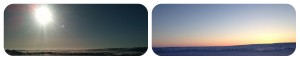 Views over the tundra from our 'tent'