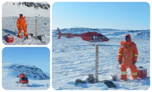 Wolverine tracking near Goose & George Lakes